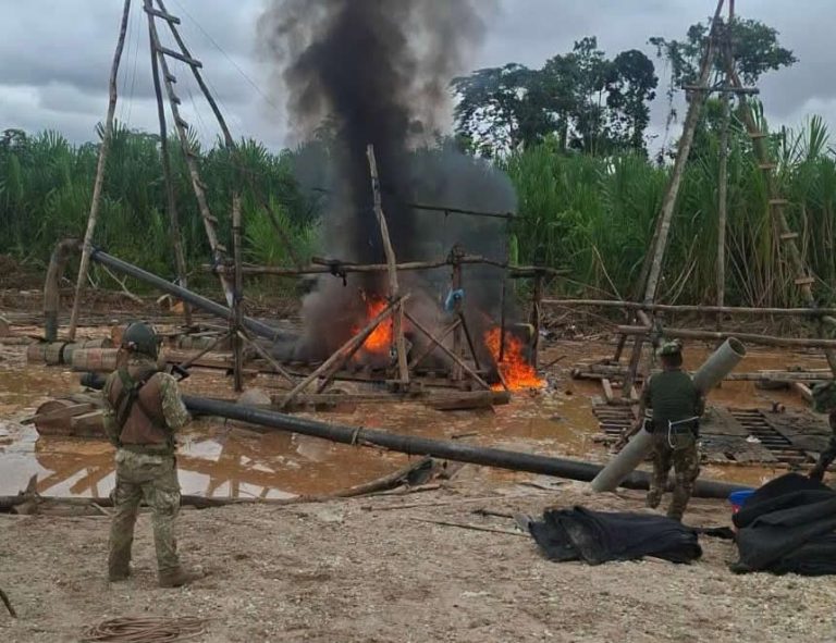 Minería ilegal en Madre de Dios: otro golpe contra este flagelo por parte de las Fuerzas del Orden y la Fiscalía