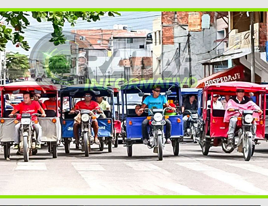 Mototaxistas: disponen subsidio económico para conductores de mototaxis de Loreto, Ucayali y Madre de Dios.