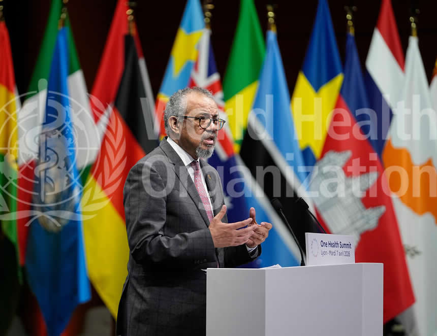 El Director General de la OMS, Tedros Adhanom Ghebreyesus, descarta riesgo de pandemia (Foto: OMS).