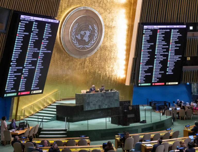 Gaza: Asamblea de la ONU votó por el alto el fuego y la liberación de todos los rehenes