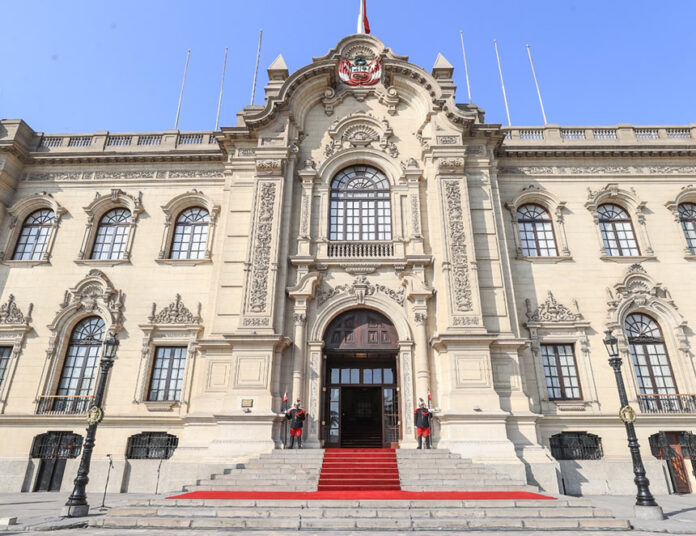 Palacio de Golbierno, frontis (Foto: Presidencia de la República).
