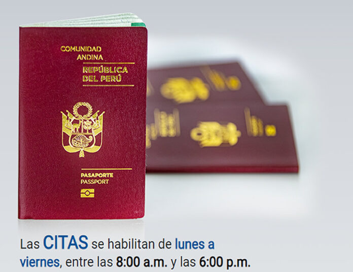 Migraciones activó 1500 citas para el trámite de pasaporte electrónico de manera diaria (Foto: Migraciones).