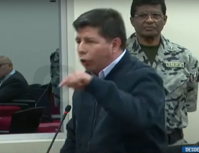 Pedro Castillo: “la Fiscalía no puede probar el delito de rebelión” que me imputa