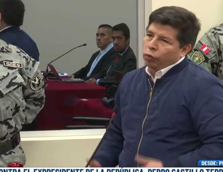 Pedro Castillo insiste en dar por terminado el juicio en su  contra