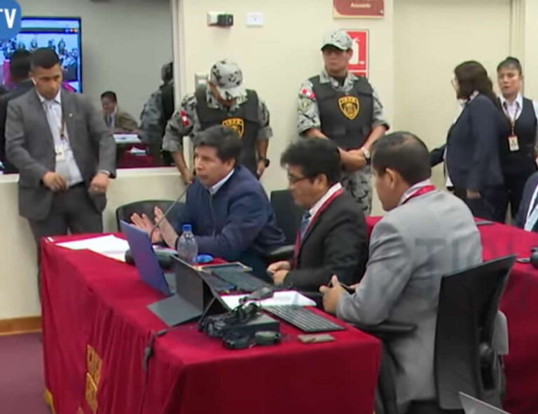 Pedro Castillo: jueza manda a guardar silencio a expresidente en plena audiencia
