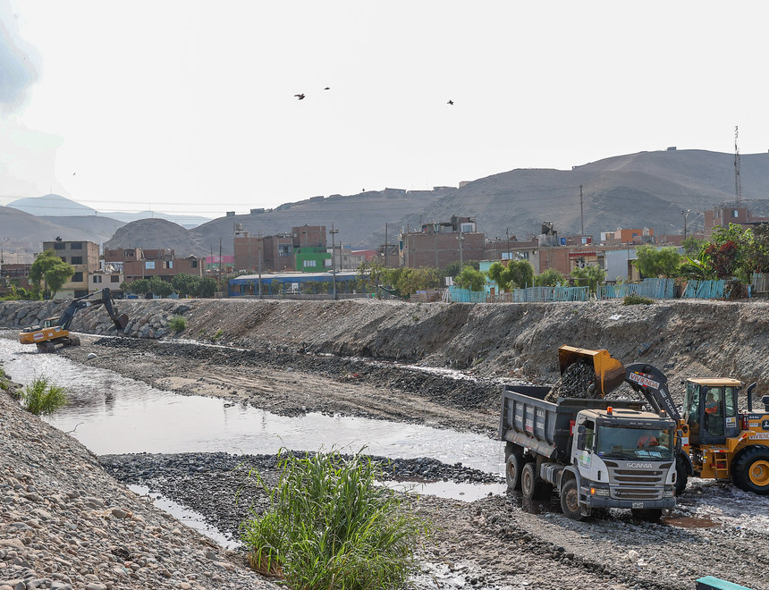 INEI: en enero el caudal promedio del río Rímac llegó a 42,71 m3/s, cifra menor en 15,9% con relación al mismo mes de 2024; (Foto: Ministerio de Vivienda).