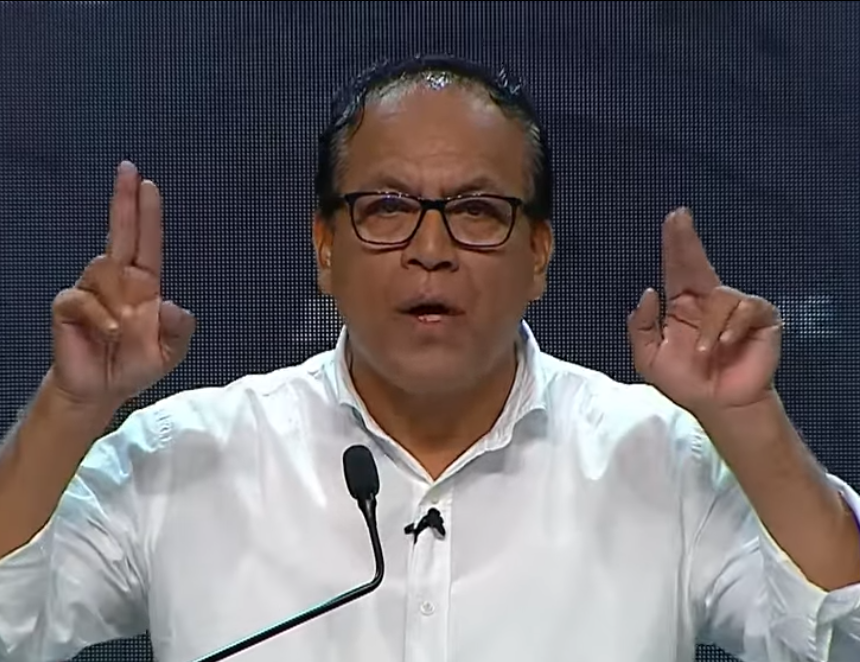 Roberto Sánchex, candidato de Juntos por el Perú (Captura video).