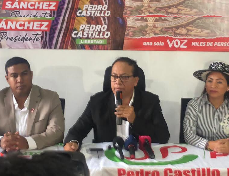 Roberto Sánchez y Juntos por el Peru nuevamente salen a las calles de Lima este miércoles 15