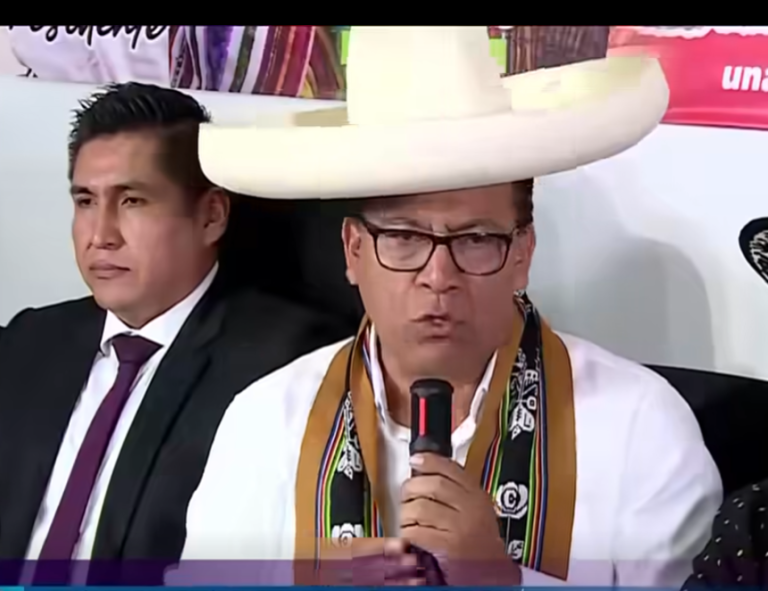 Roberto Sánchez desconoce legitimidad de Keiko Fujimori ante supuesto «fraude en desarrollo»