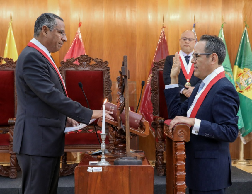 TC: El discurso de Helder Domínguez y el arte de ignorar la renuncia de Luz Pacheco (Foto: TC)
