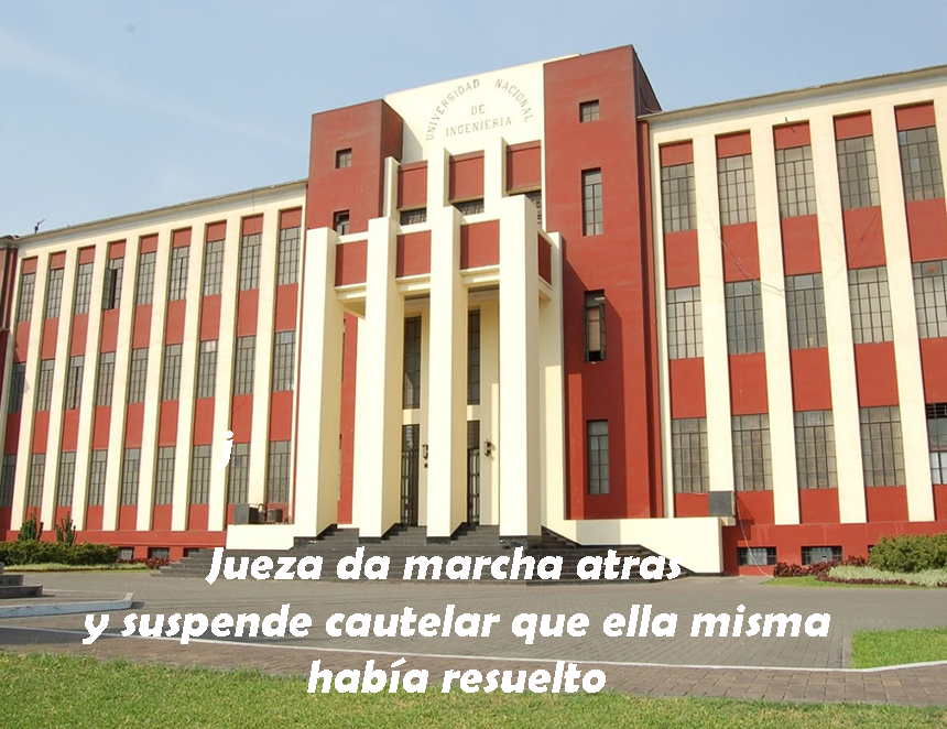 UNI: Jueza da marcha atrás en su decisión y suspende efectos de medida cautelar (Foto: UNI)