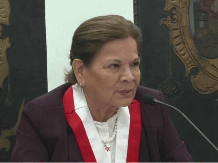 UNMSM: rectora Jerí Ramón defiende la reelección (Foto video Youtube).