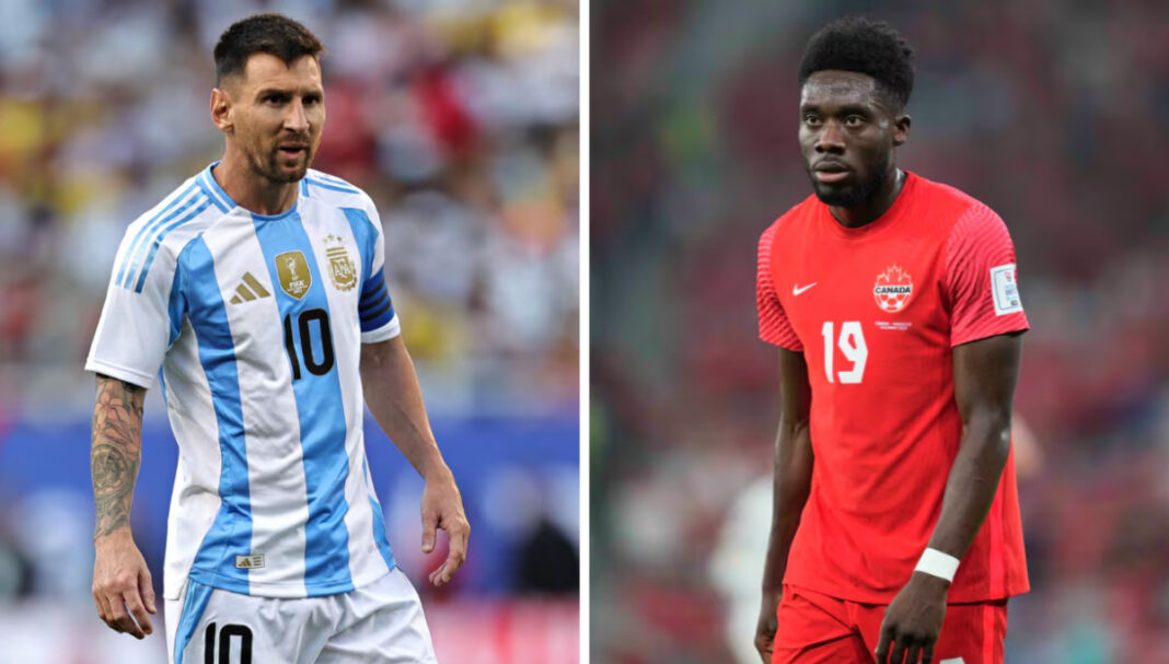 Argentina y Canadá definen al primer finalista de la Copa América. (Foto: Composición)