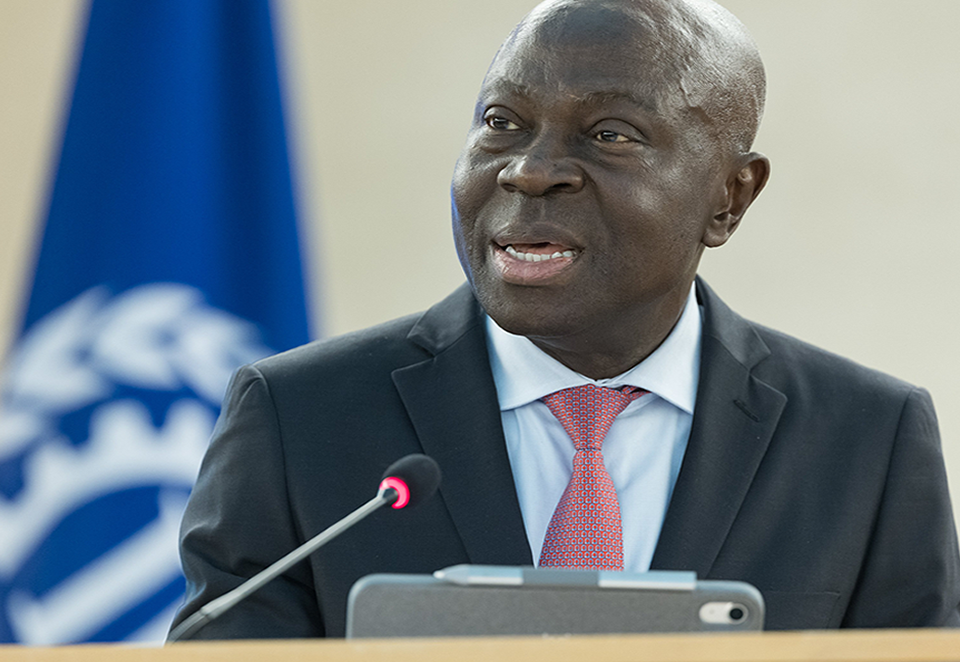 Gilbert F. Houngbo Director General de la OIT (Foto: OIT). 