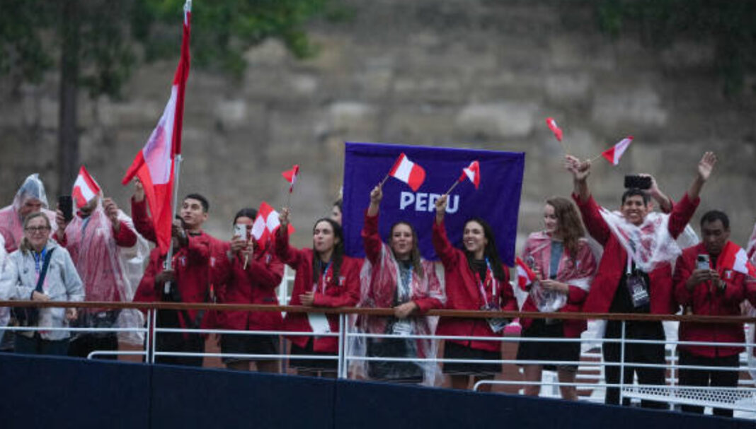 Perú desfiló en los Juegos Olímpicos París 2024. (Foto: Getty Images)